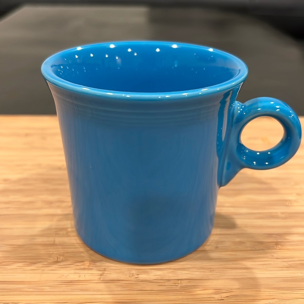 Vintage Fiestaware HLC USA Blue Mug